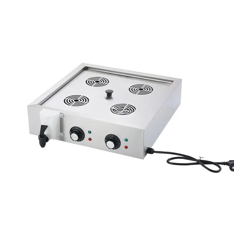 Large-capacity automatic heating system for street food stalls and restaurants using steamers