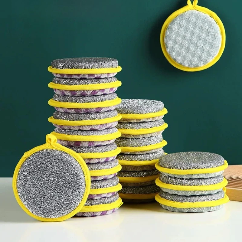 LTT dishwashing sponge block household non-oil dishcloth thickened magic dishwashing artifact