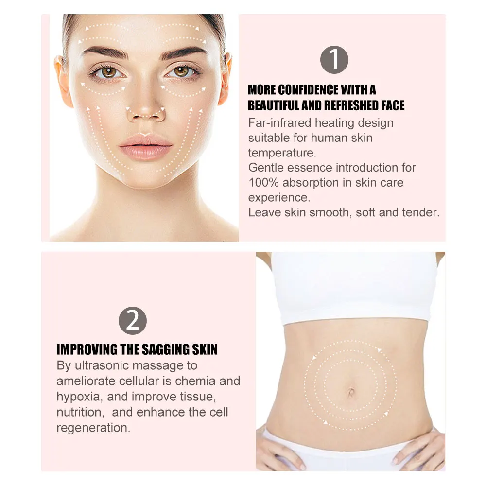 8 в 1, ультразвуковой кавитационный массажер для похудения, потеря веса, антицеллюлитный сжигатель жира, гальванические инфракрасные машины для терапии EMS