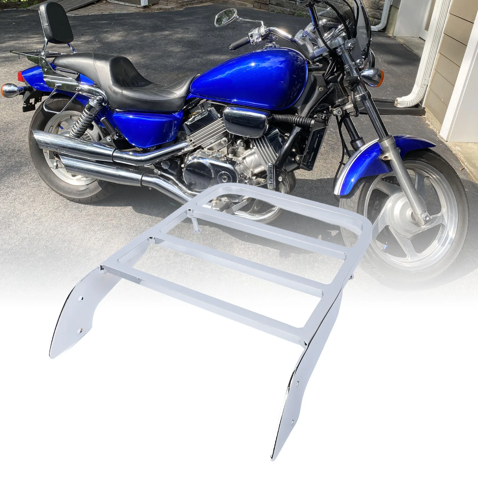 Replacement carbon steel rear luggage rack for Magna VF 750 250 Shadow  VT600 SABRE VT1100 ACE VT1100 motorcycles