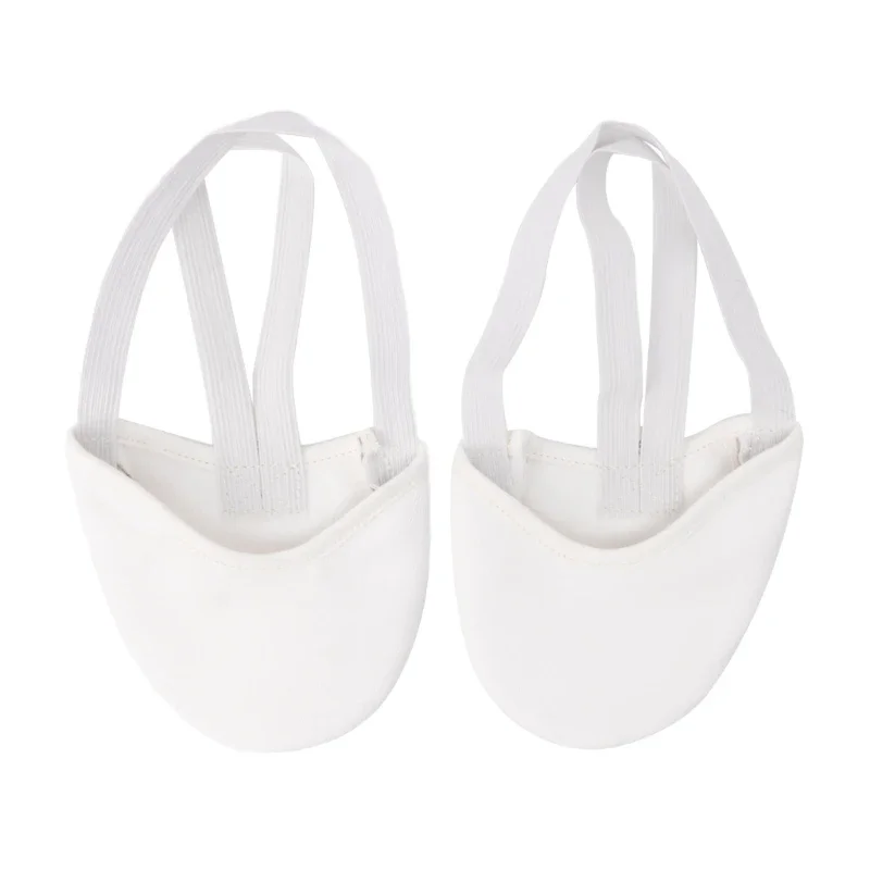 Half Faux Leather Ballet Pointe Dance Shoes Gymnastics Slippers