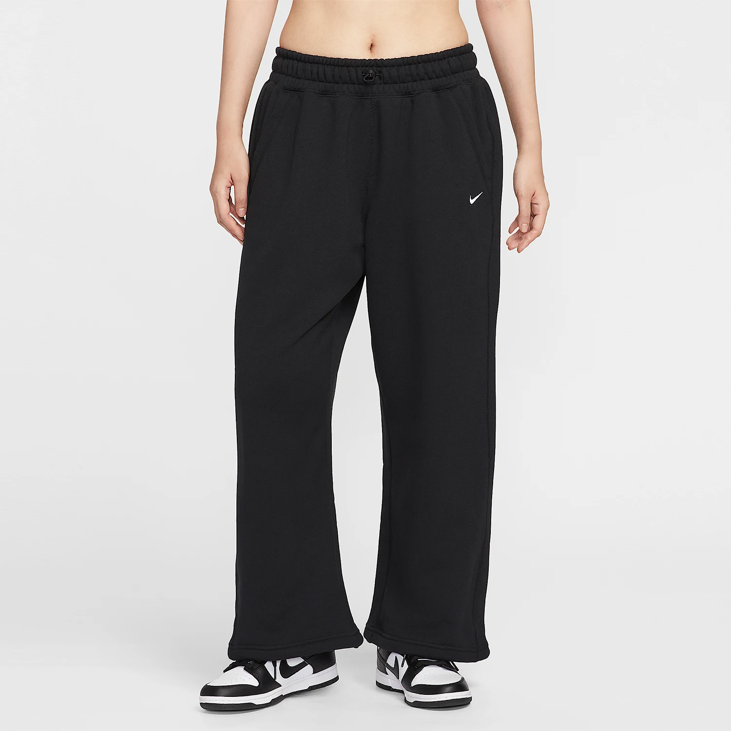 

Оригинальные женские трикотажные свободные брюки прямого кроя Nike Sportswear HV1948-010