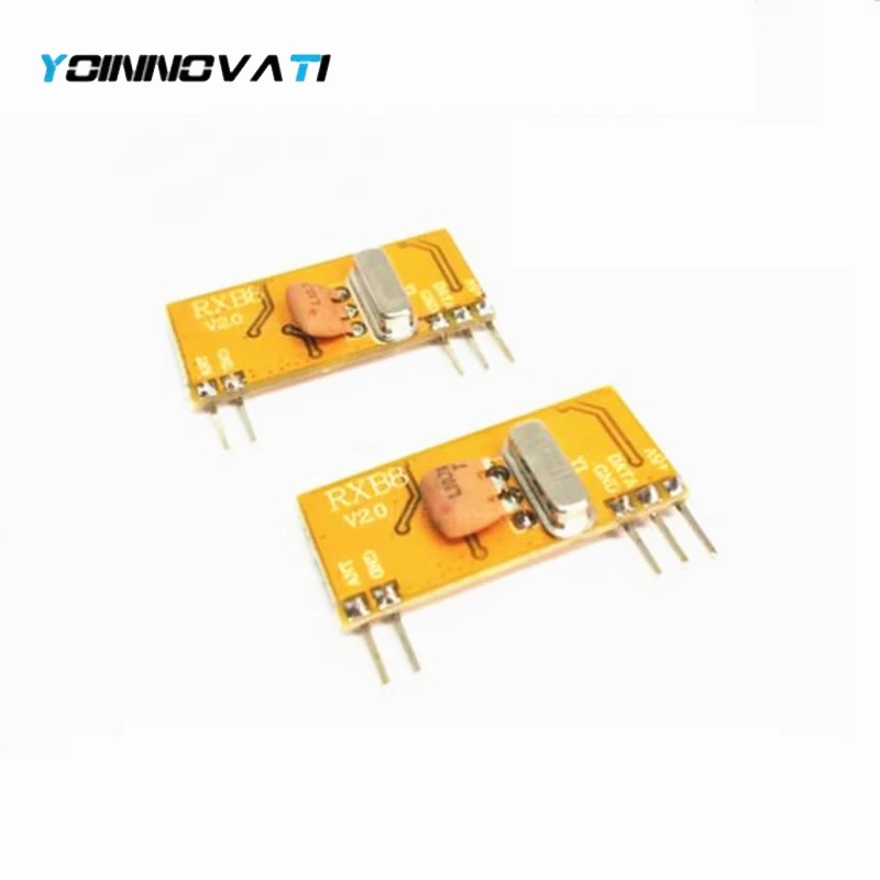 High sensitivity wireless receiver module RXB8 V2.0 superheterodyne receiver 433Mhz/315Mhz