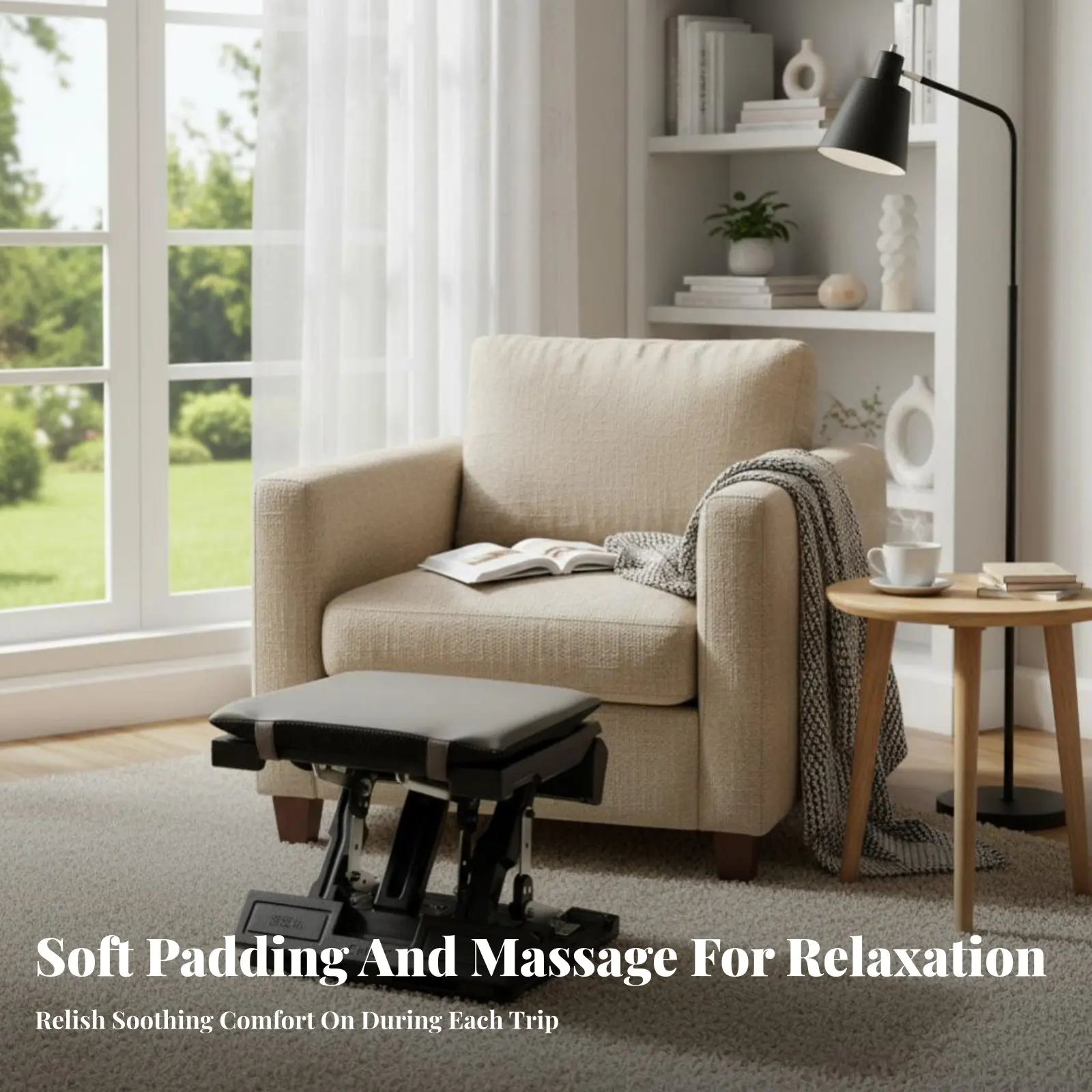 

Регулируемая автомобильная подставка для ног, складная и портативная, универсальная, простая в установке, для взрослых, для поездок, под стол