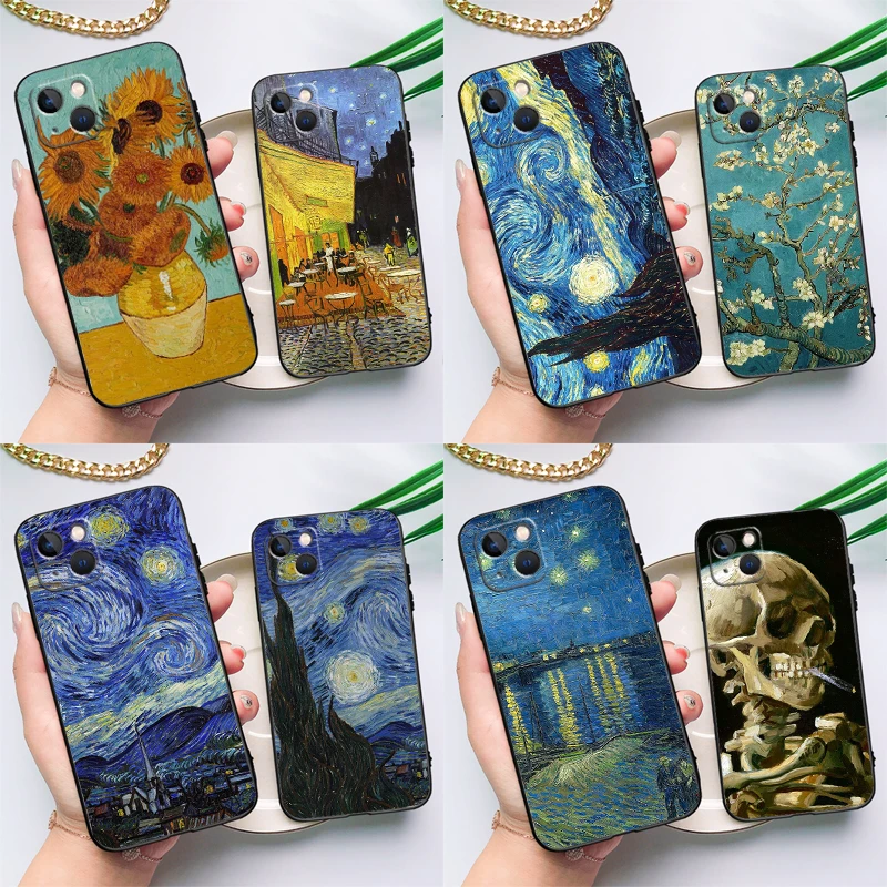 Van Gogh Art Oil Painting Case For Samsung Galaxy M15 M35 M55 M33 M21 M31 M16 M36 M56 M53 M13 M12 M32 M52 M14 M34 M54