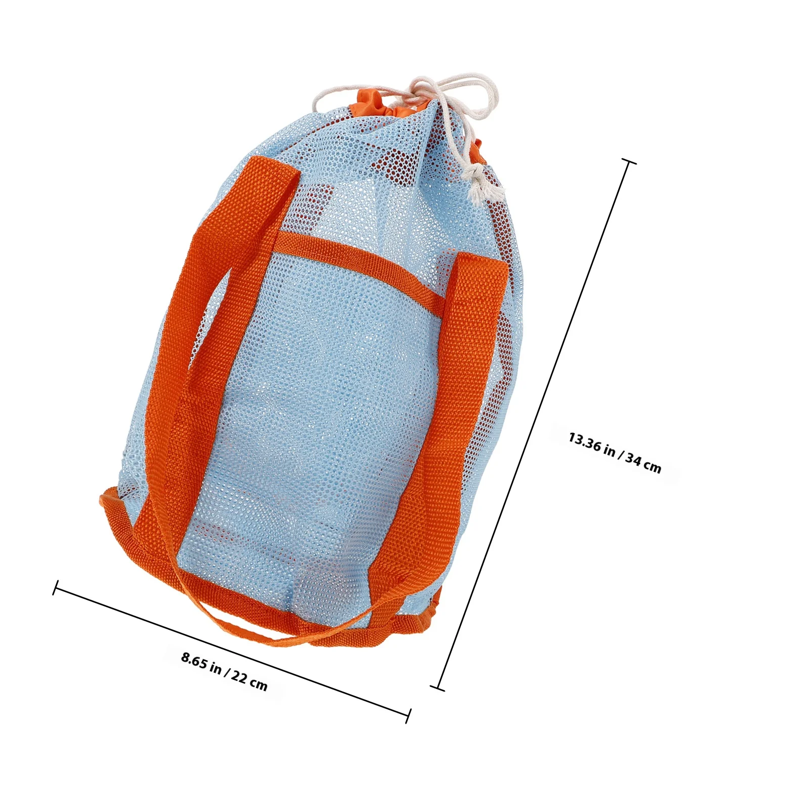 Custodia in rete per bambini con sabbia, borsa da trasporto da spiaggia, organizer per bambini, borsa da spiaggia portatile, custodia in rete con coulisse per bambini in piscina