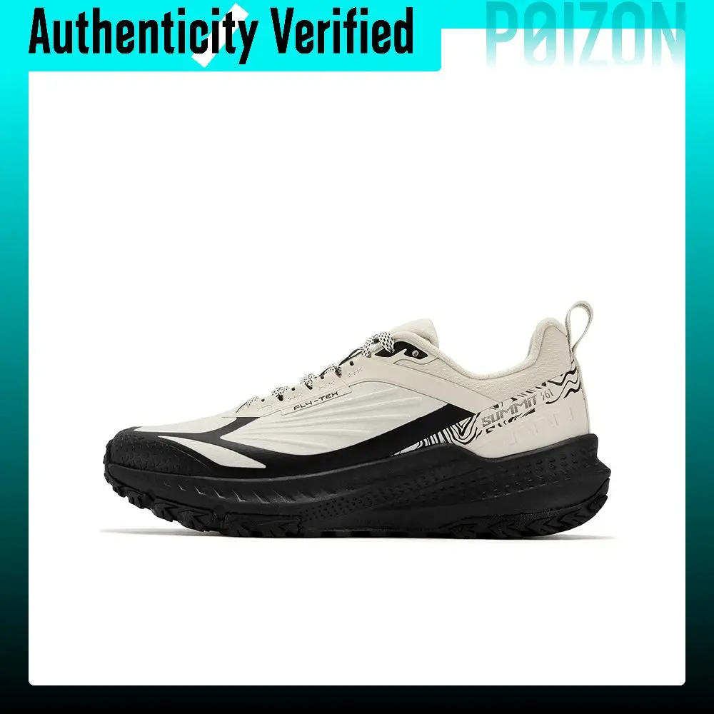 361° Cushioning, Wear Resistant Low top Casual Running Shoes Men's Beige Black 672542203-4
