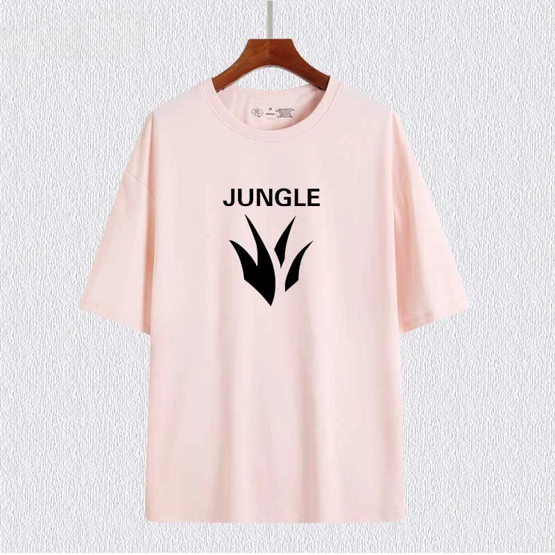 LOL Game Order Medium Single ADC Jungler Auxiliary League of Legends Cotton Printed Short Sleeve T-Shirt Women\'s Half Sleeve