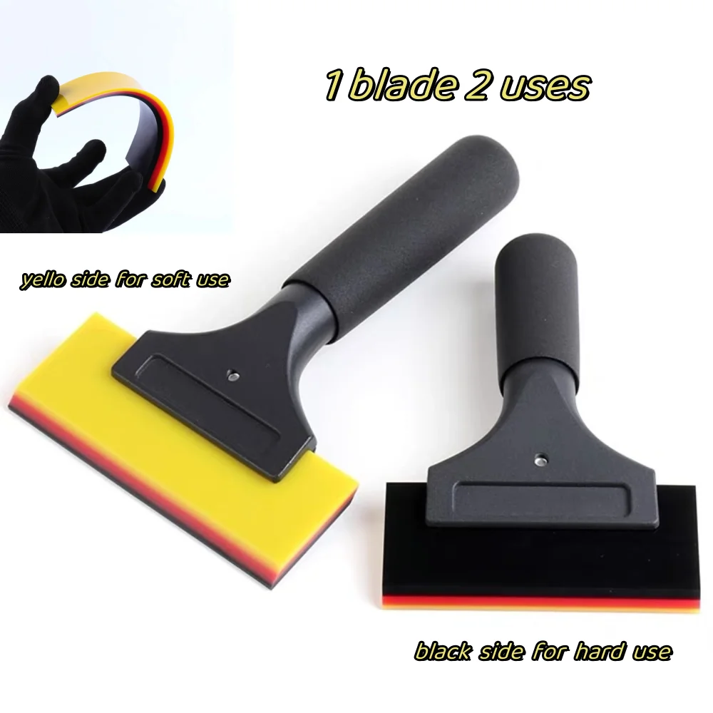 KTM New 3 Layers Tpu Blade Squeegee Double-sided Scraper Car Window Scraper Vinyl Wrap 와이퍼 Tinted Tool detailing car products