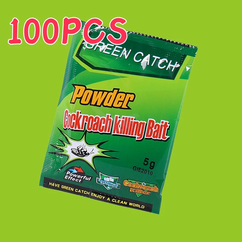 

100PCS Powerful Powder Control And Kill Large Ants Bait Agent Household Insecticide Ant Medicine Indoor Ant Killer Insecticide