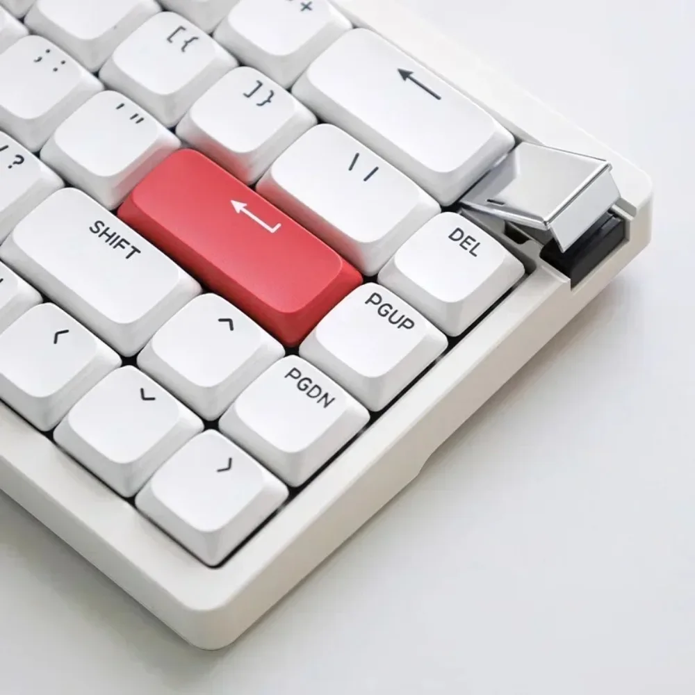 

Механическая клавиатура Keydous AJ68, портативные игровые аксессуары, трехрежимная беспроводная пользовательская низкопрофильная офисная клавиатура с возможностью горячей замены, подарок