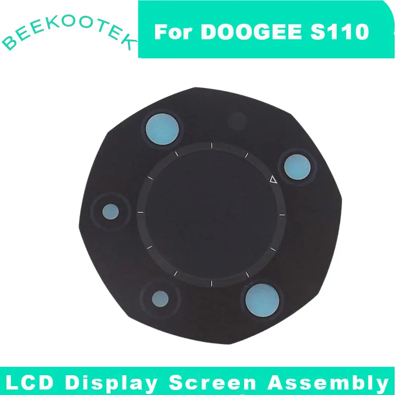 Nowa oryginalna pokrywa baterii DOOGEE S110 Tylny wyświetlacz LCD Ekran dotykowy Digitizer Akcesoria do smartfona DOOGEE S110