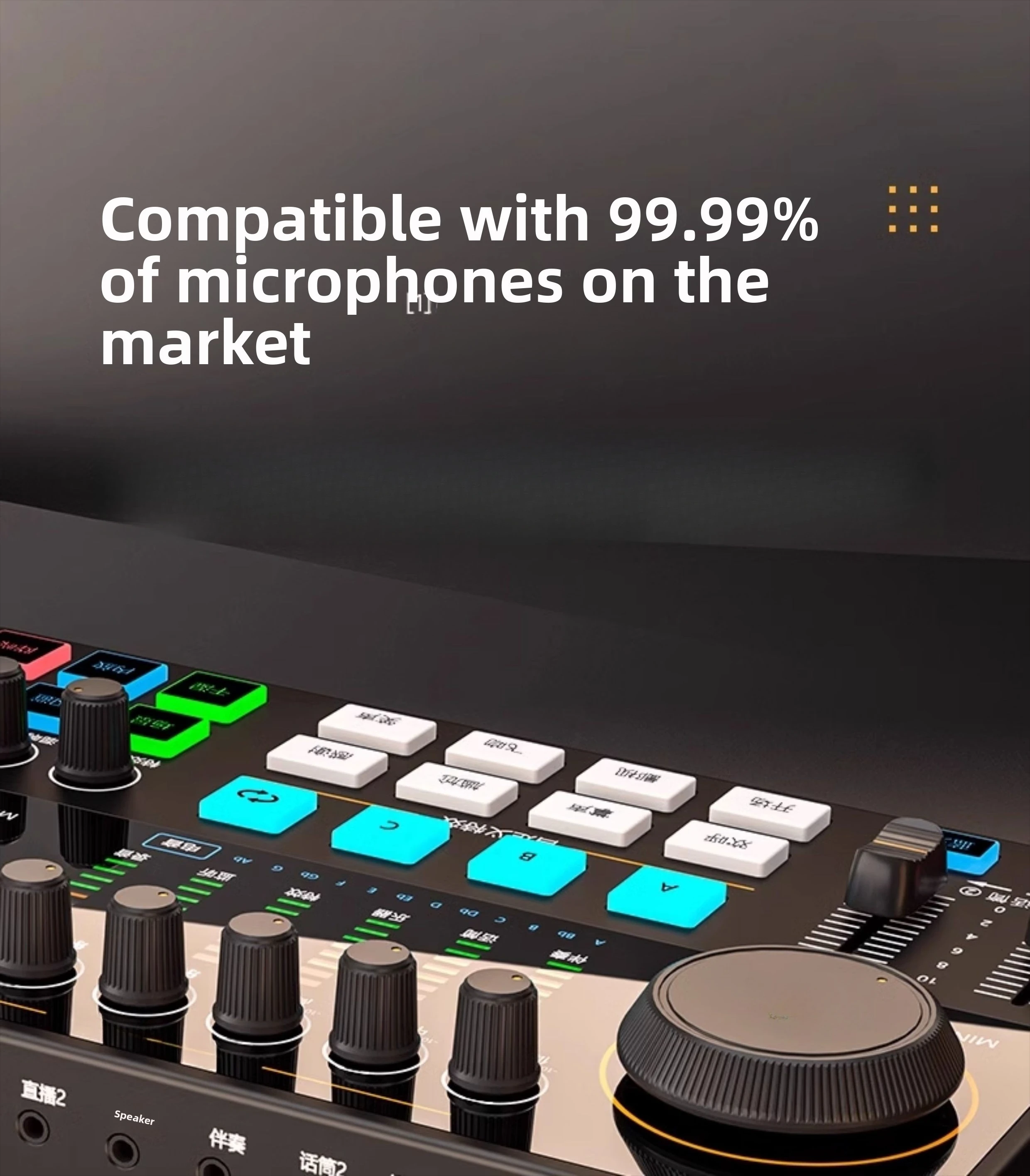Upgraded Gen2 Professional Audio Interface, 2 XLR Input with 48V Phantom Power for Live Streaming & Podcasting