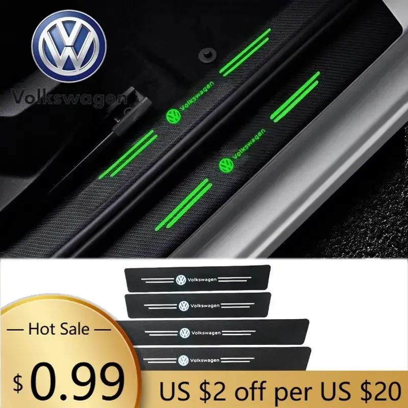 

Защитные наклейки-пленки на пороги для автомобилей Volkswagen: Polo, Golf, Touran, Beetle, Jetta
