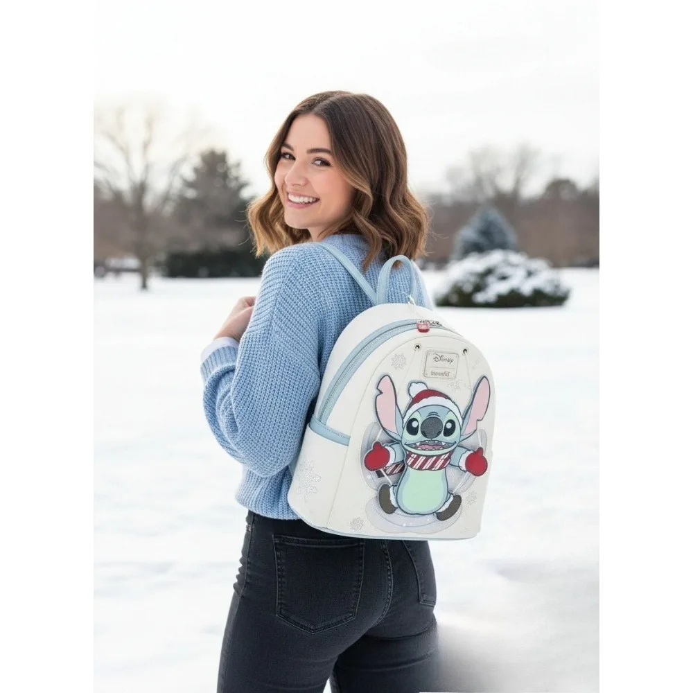 

Модный рюкзак Stitch, высококачественный рождественский рюкзак Лило и Стич, сумка для косплея, мини-рюкзак, кошелек, клатч с застежкой-клапаном