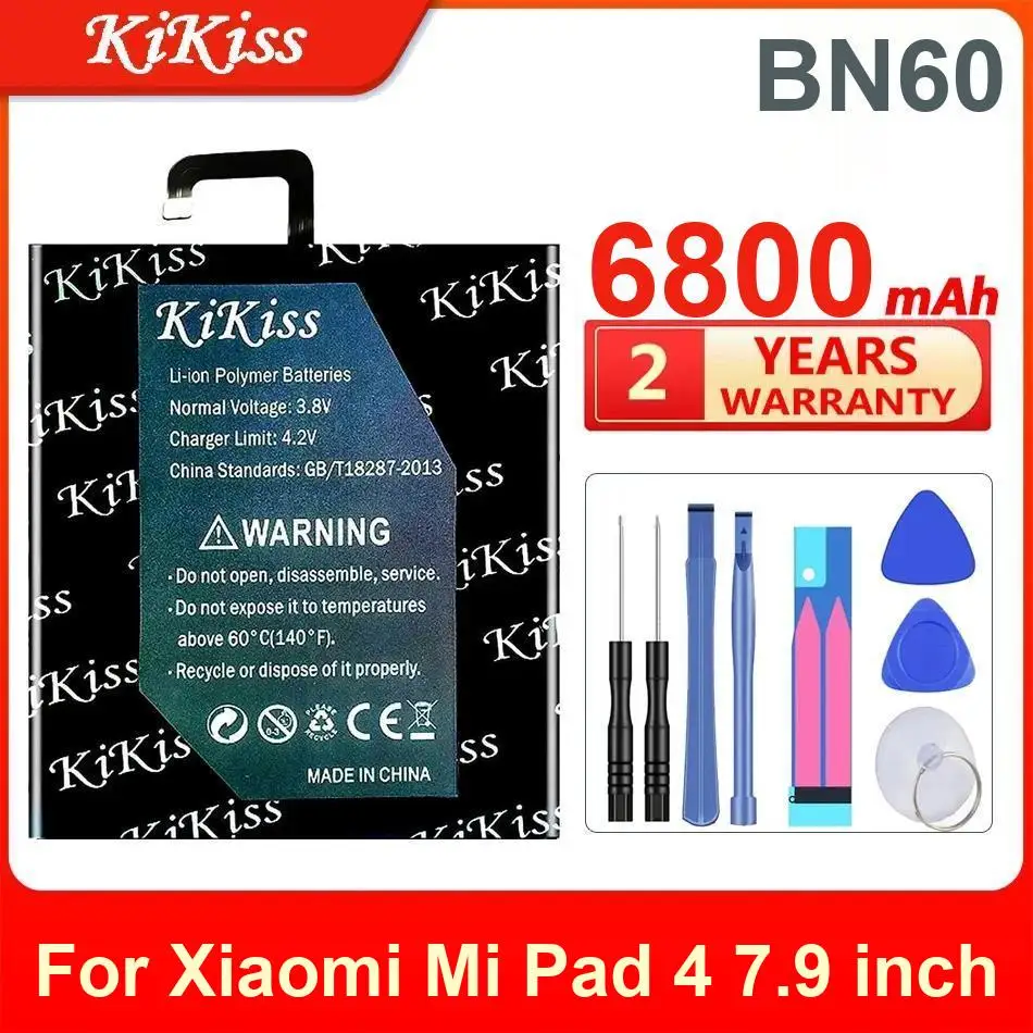 

6800Mah Kikiss Battery BN60 For Xiaomi Pad 4 7.9 Inch