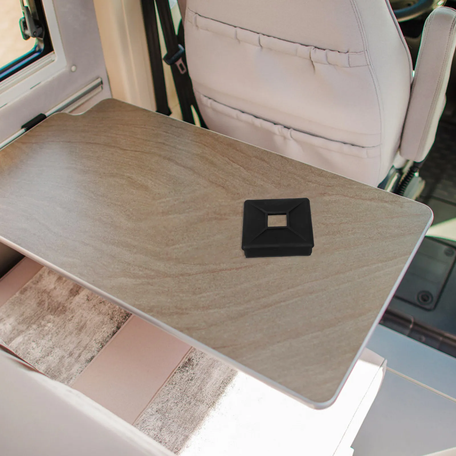 

Защитные накладки на бампер для автодомов, черные, квадратные, резиновые, для прицепов и кемперов, аксессуары для автодомов