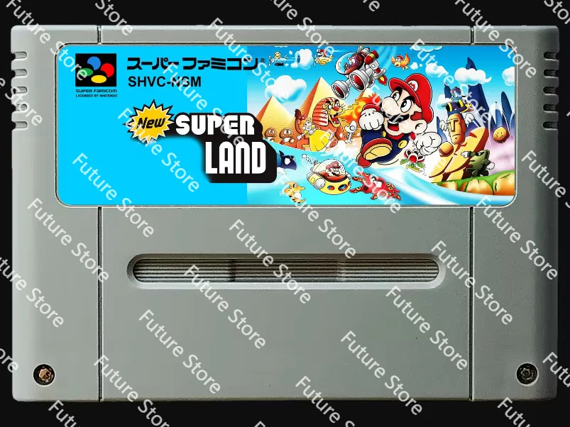 16bits game cards : Super Land ( Japanese NTSC Version!! )