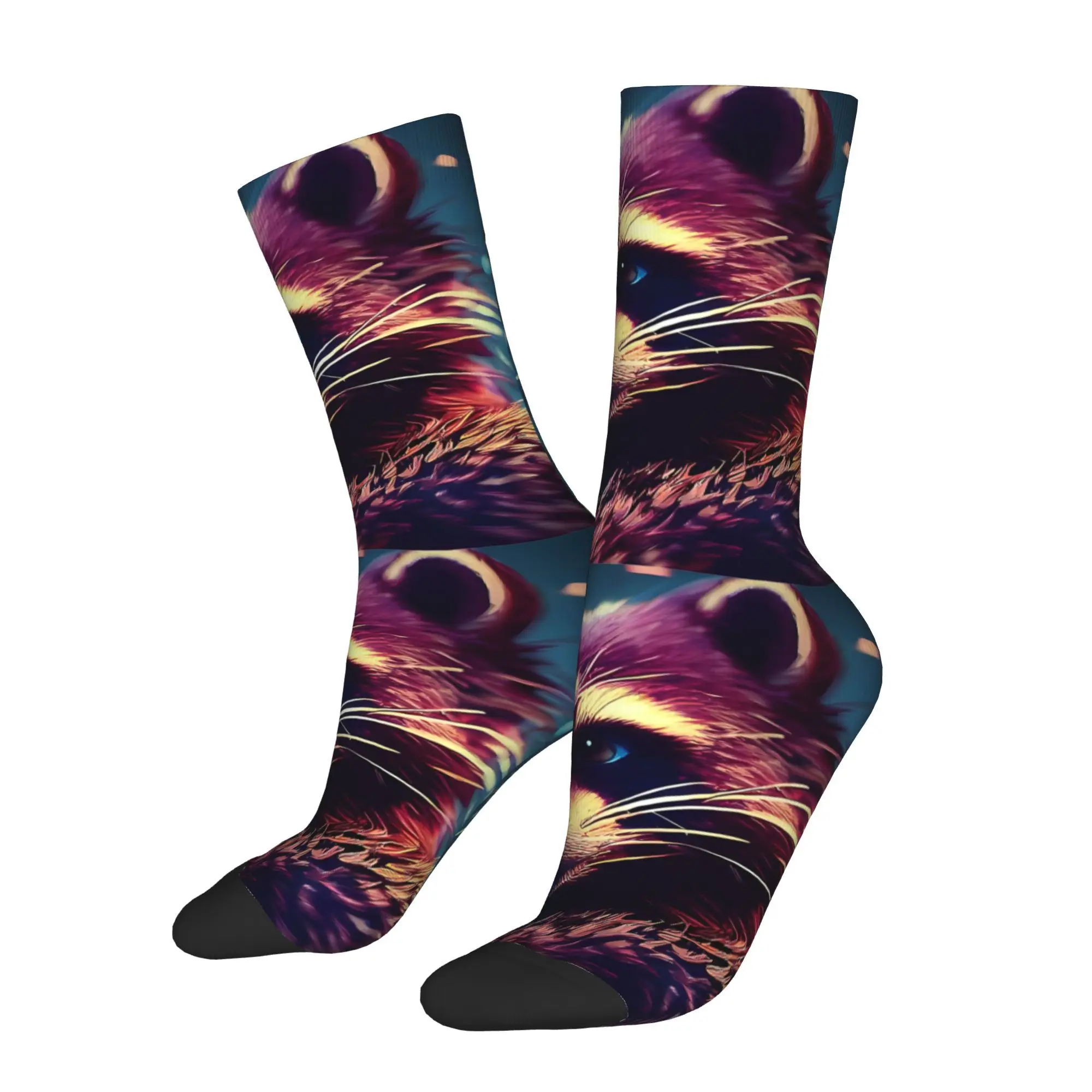 

racoon baby Sock Printed Man Polyester
