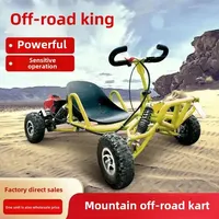Off road kart, four-wheel gasoline beach bike outdoor adult off-road drifting children's motorcycle go kart electric sim racing