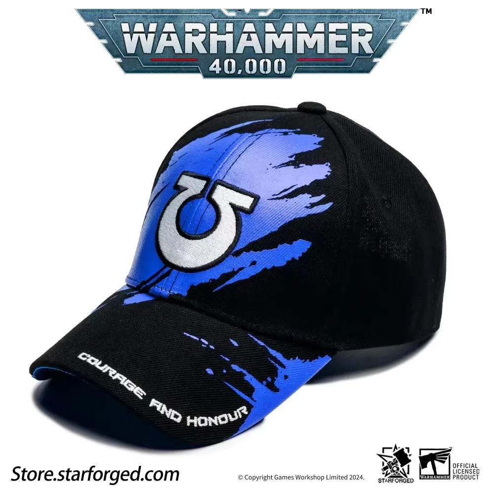 Starforged Warhammer 40K Surrounding Visor Space Marines Warband Baseball Cap Game Peripheral Decoration Hat A  Gift for Fans