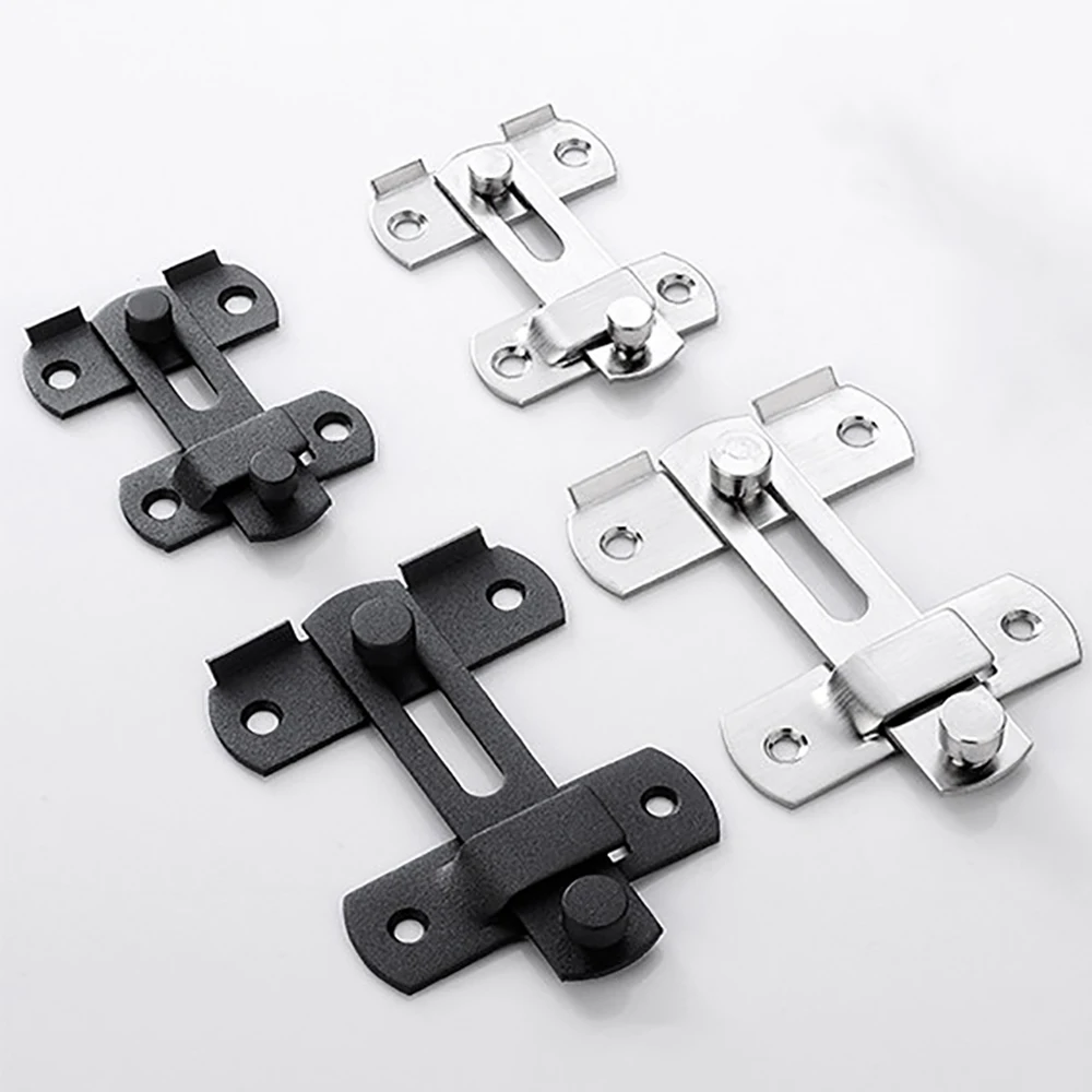 180 Degree Stainless Steel Toggle Latch Sliding Barn Lock Hardware Gate Latches for Window Closet Door Lock Guard Latch Bolt