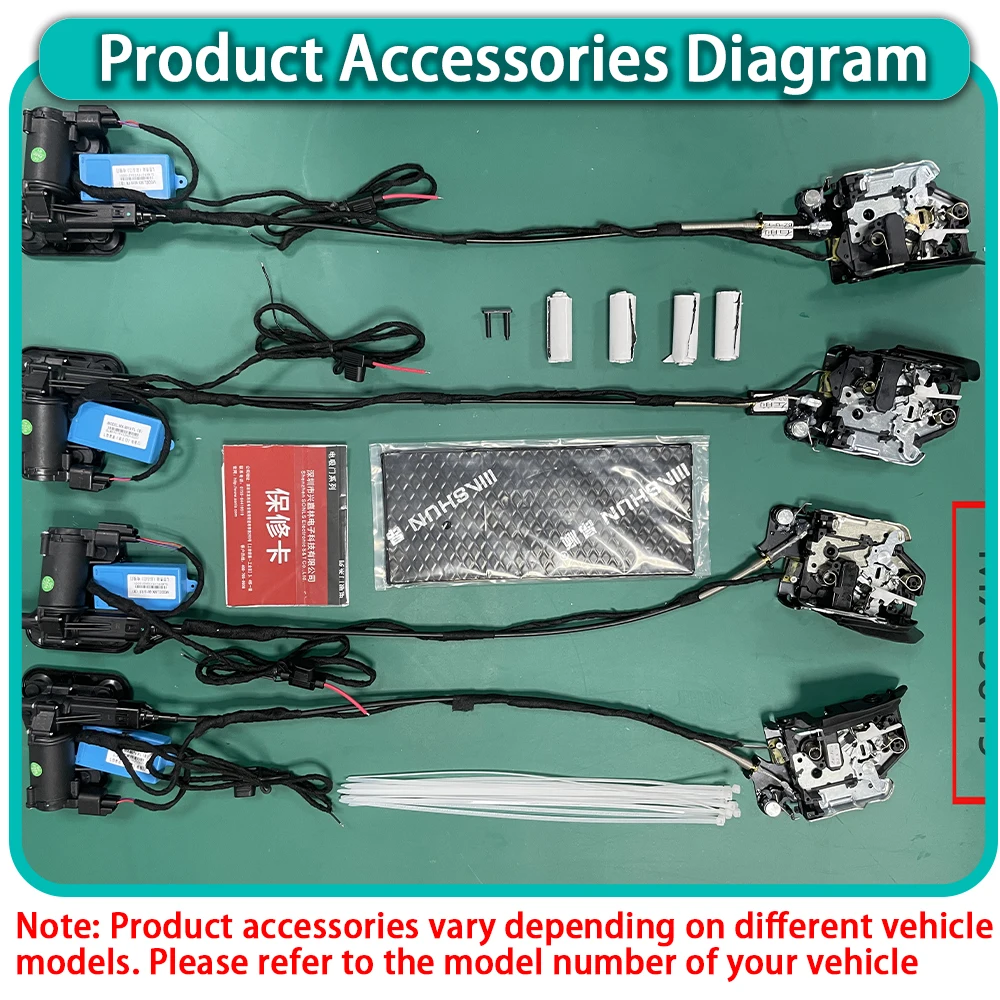 for Audi A4 S4 RS4 B8 8K B9 8W 2009-2025 Auto Pull Car Soft Close Door Kit Power Latch Electric Door Catch Soft Closing Assist view 6
