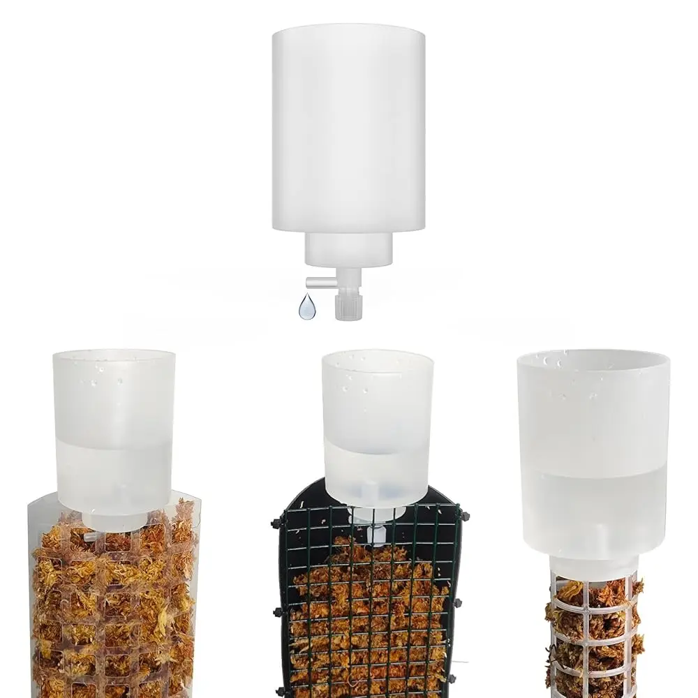 

Регулируемый капельный полив для растений Moss Pole Pro - Самополивающийся вкладыш для горшков с контролем потока, шары и устройства для полива растений