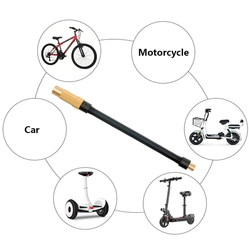 8V1 Thread Air Pump Extension EPDM Pipe 17/20/30/50CM Hose External Bicycle Tire Inflator for Inflatable SUP Seat Kayak