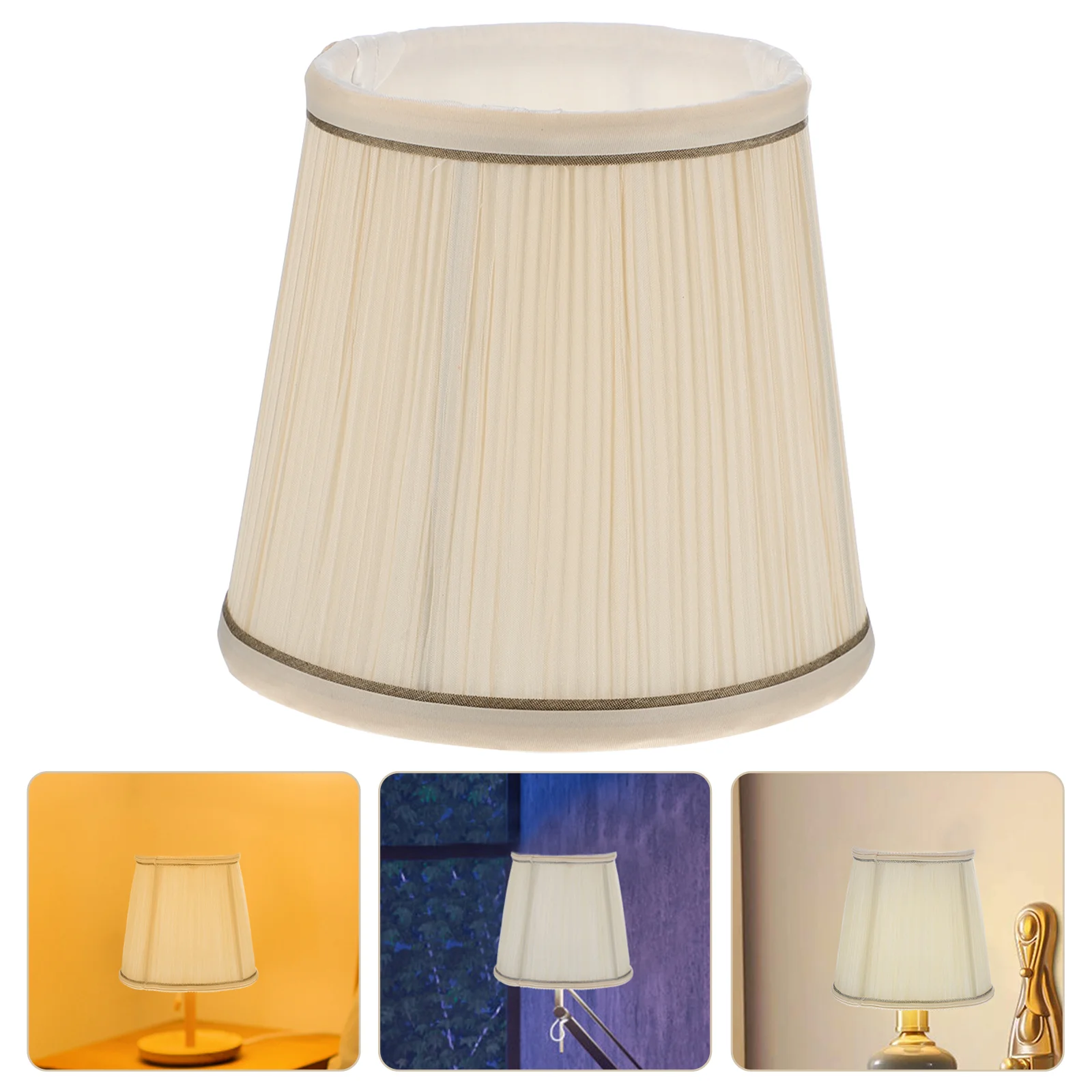 Paralume in tessuto Lampadario cilindrico funky Arredamento retrò Pratico plafoniera in tessuto squisito Forniture a sospensione