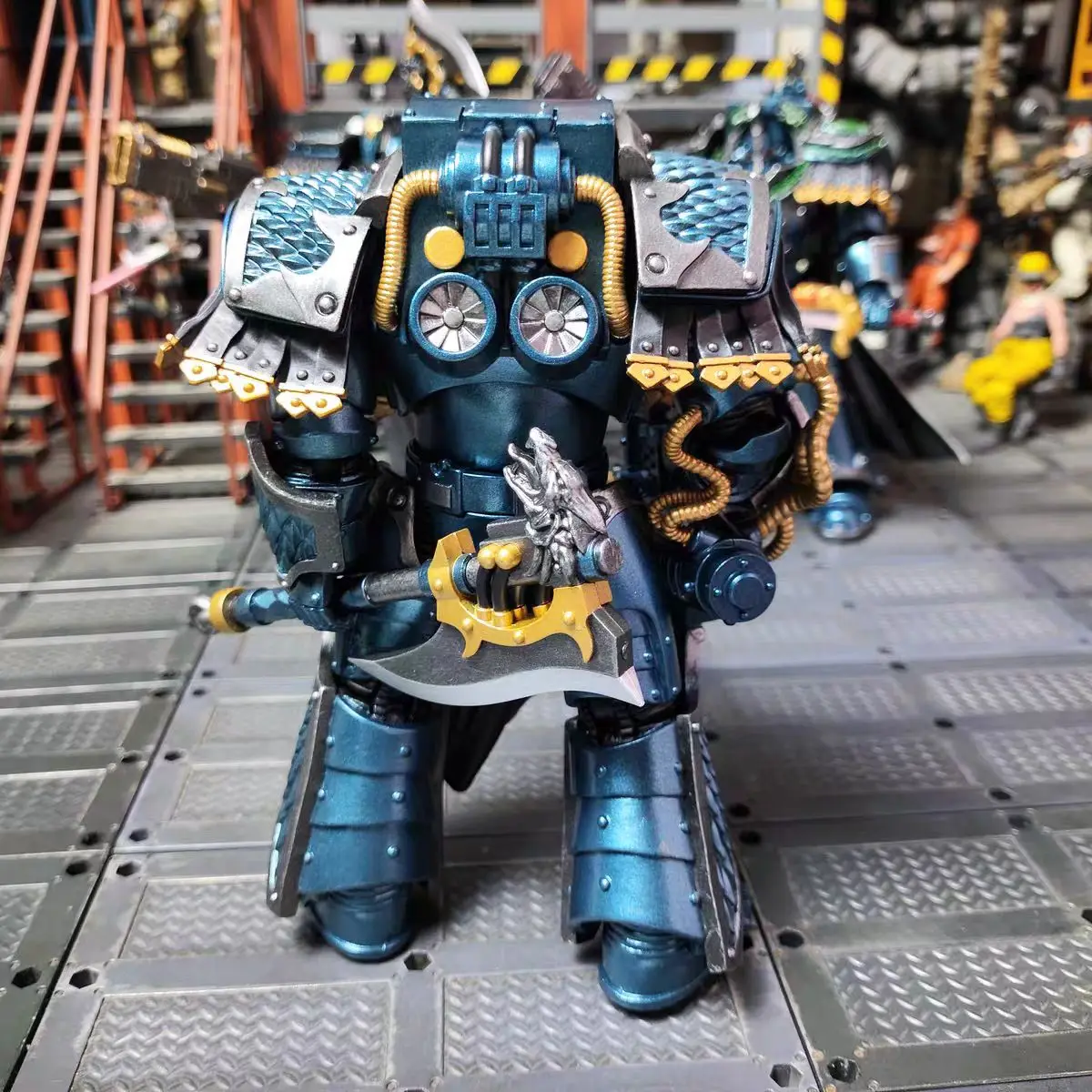 【JOYTOY】ألعاب شخصيات الحركة Warhammer 40K Alpha Legion 3 قطع 1/18