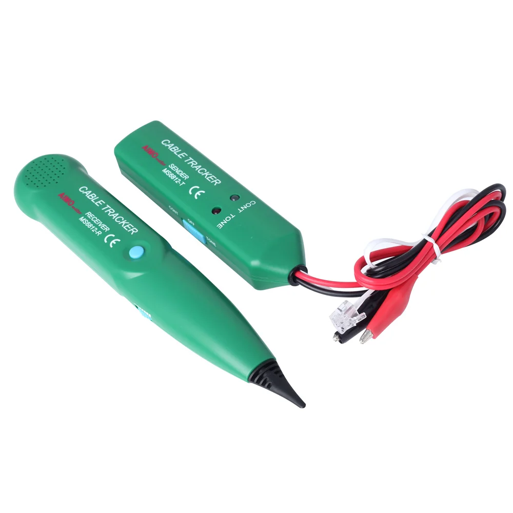 FWT21 MS6812 Cable Tracker Tester Professional Line LAN Detector UTP STP Telephone Wire Tracer Breakpoint Location Diagnose Tone