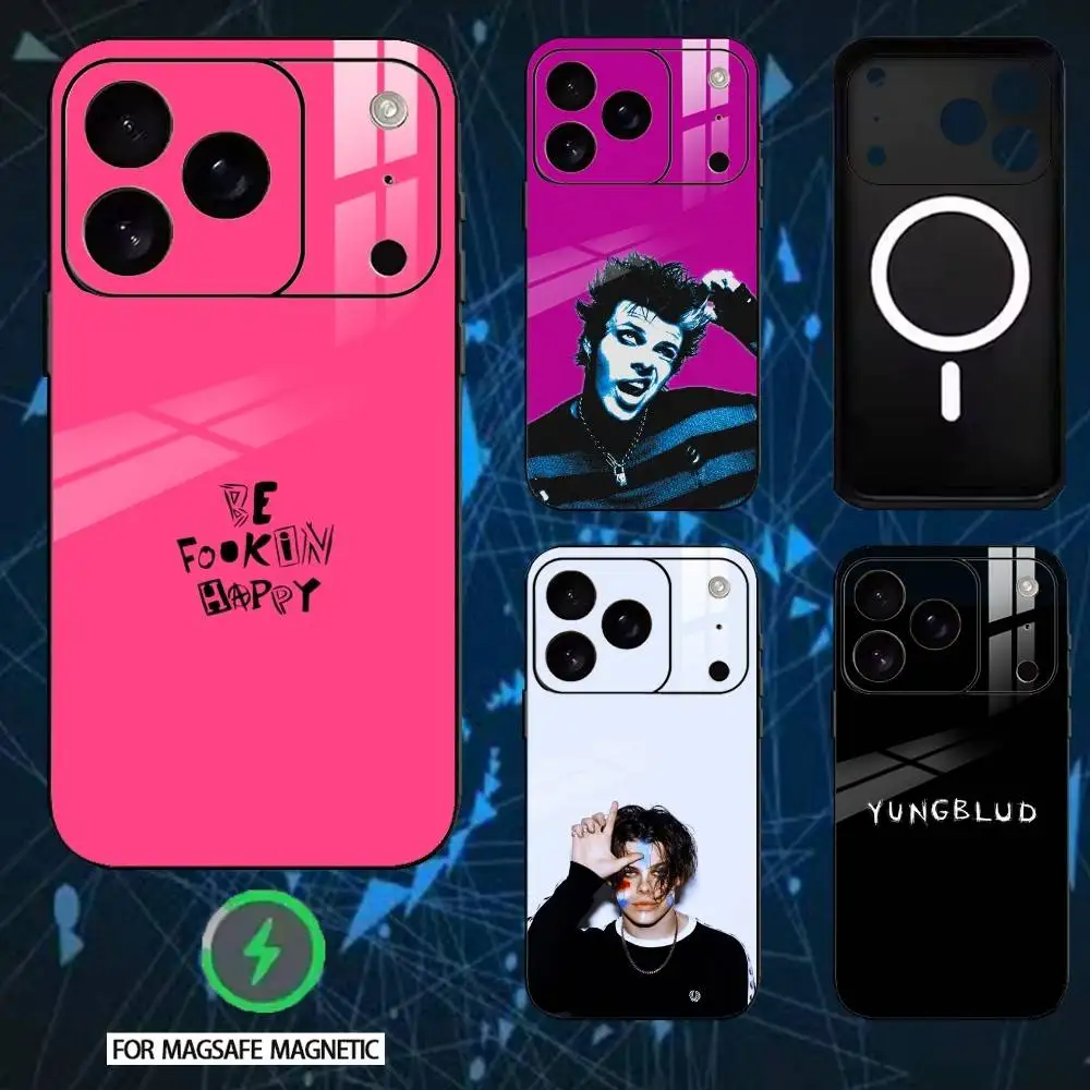 

Y-Yungbluds Singer YB-B Phone Case For iPhone 17,16,15,14,13,12,Plus,Pro,Max For Magnetic Wireless Charge