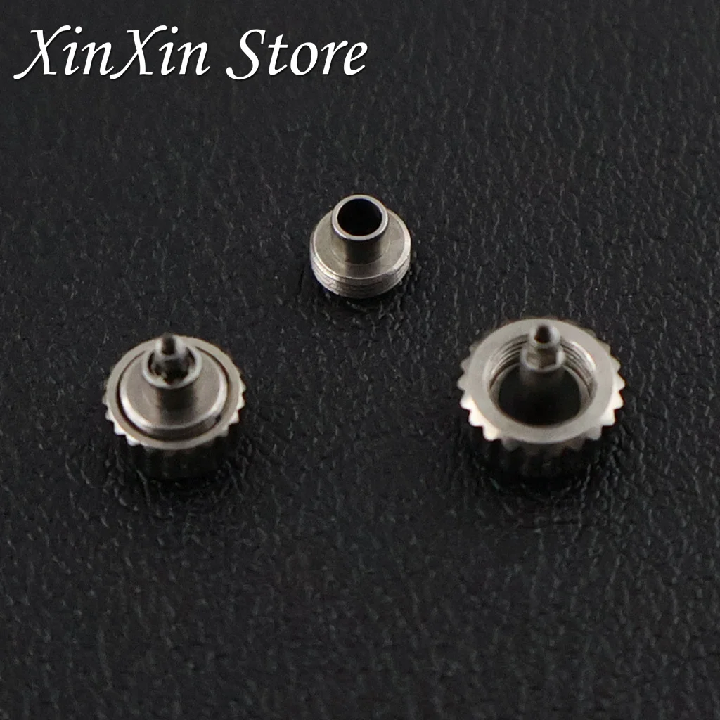 Screw-in NH35 Watch Parts Log Case Crown S Watch Crown Engraved Signed \'S\' fits NH34 NH35 NH36 Movement Lnclude Crown Tube Stem