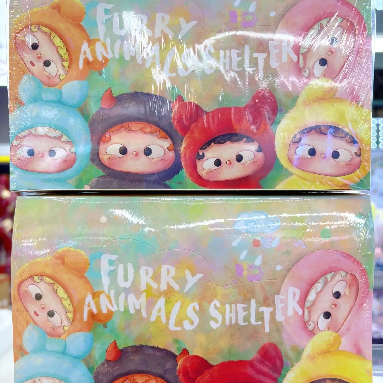 

Genuine Ozai Furry Animals Shelter Mystery Blind Box Mini Flocked Figurine Doll Toy Cute Desktop Decor Birthday Gift For Kids