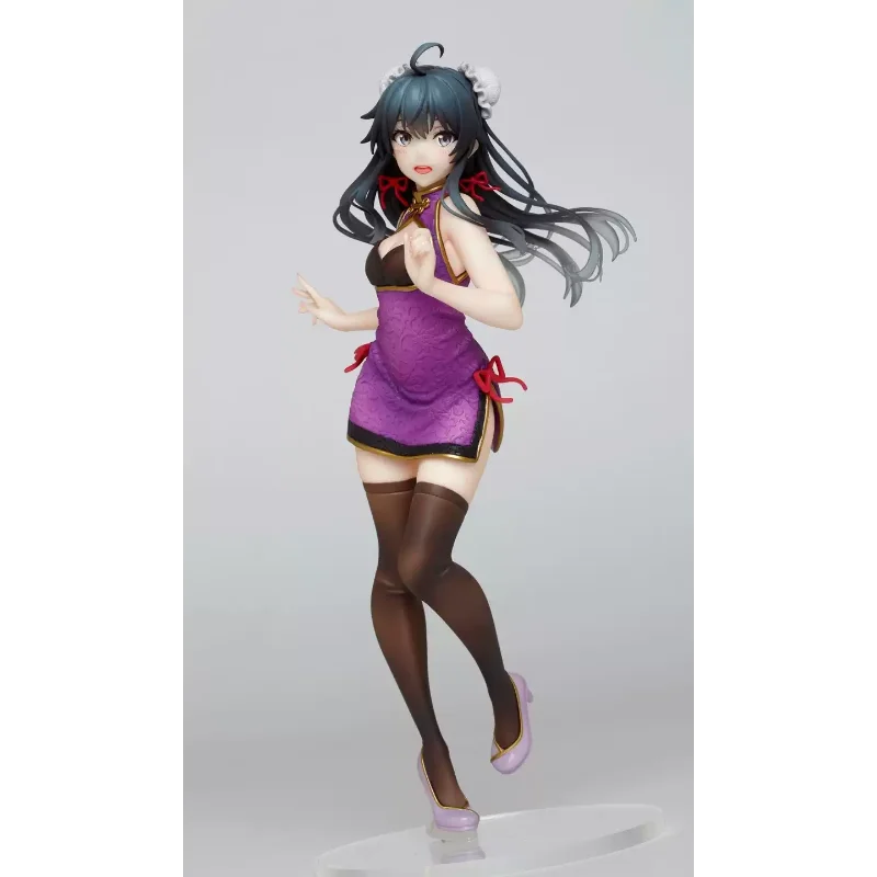Em estoque original taito meu adolescente comédia romântica snafu yukinoshita yukino cheongsam anime figura presente de aniversário boneca ornamentos