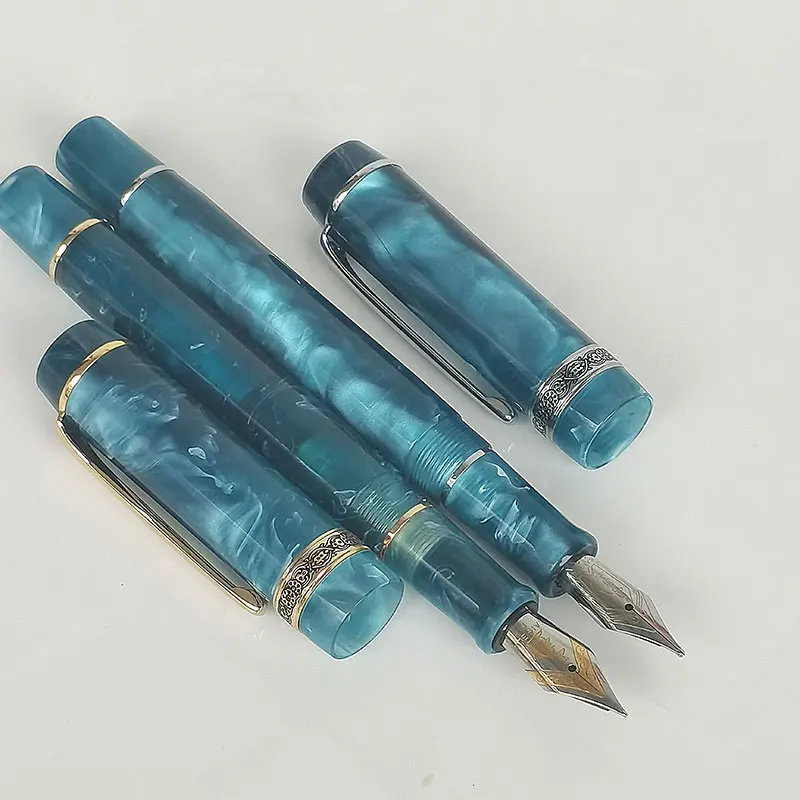 

Smooth Keglu 316 Acrylic Fountain Pen, Blue Ink Pen, EF, FM Writing, Office, Business Gift, Real Picture, Real Shooting