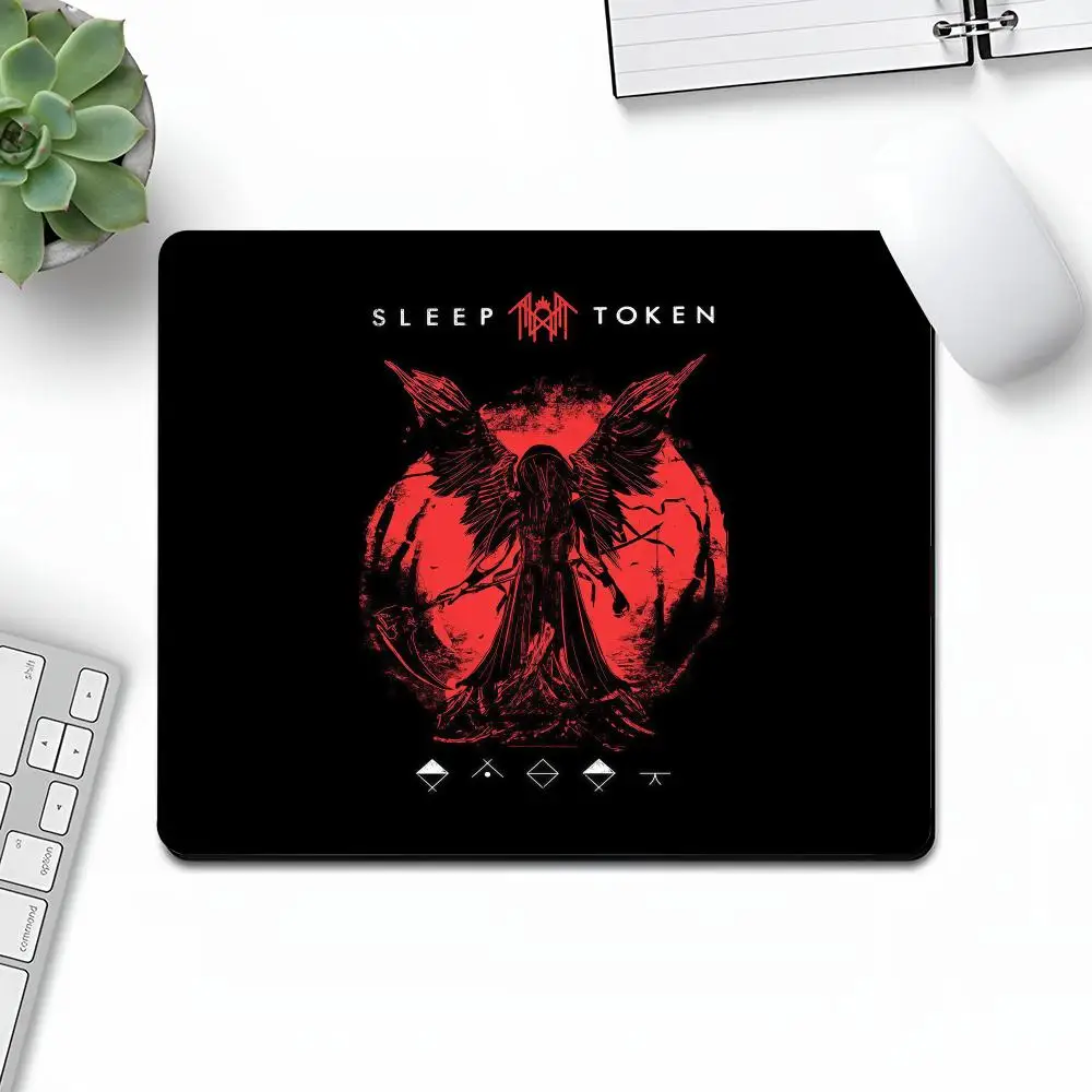Sleep Rock Band T-Token Mouse Pad Art Gaming Gamer Small Rubber Locking Edge Large Computer MousePad Laptop Desk Pad