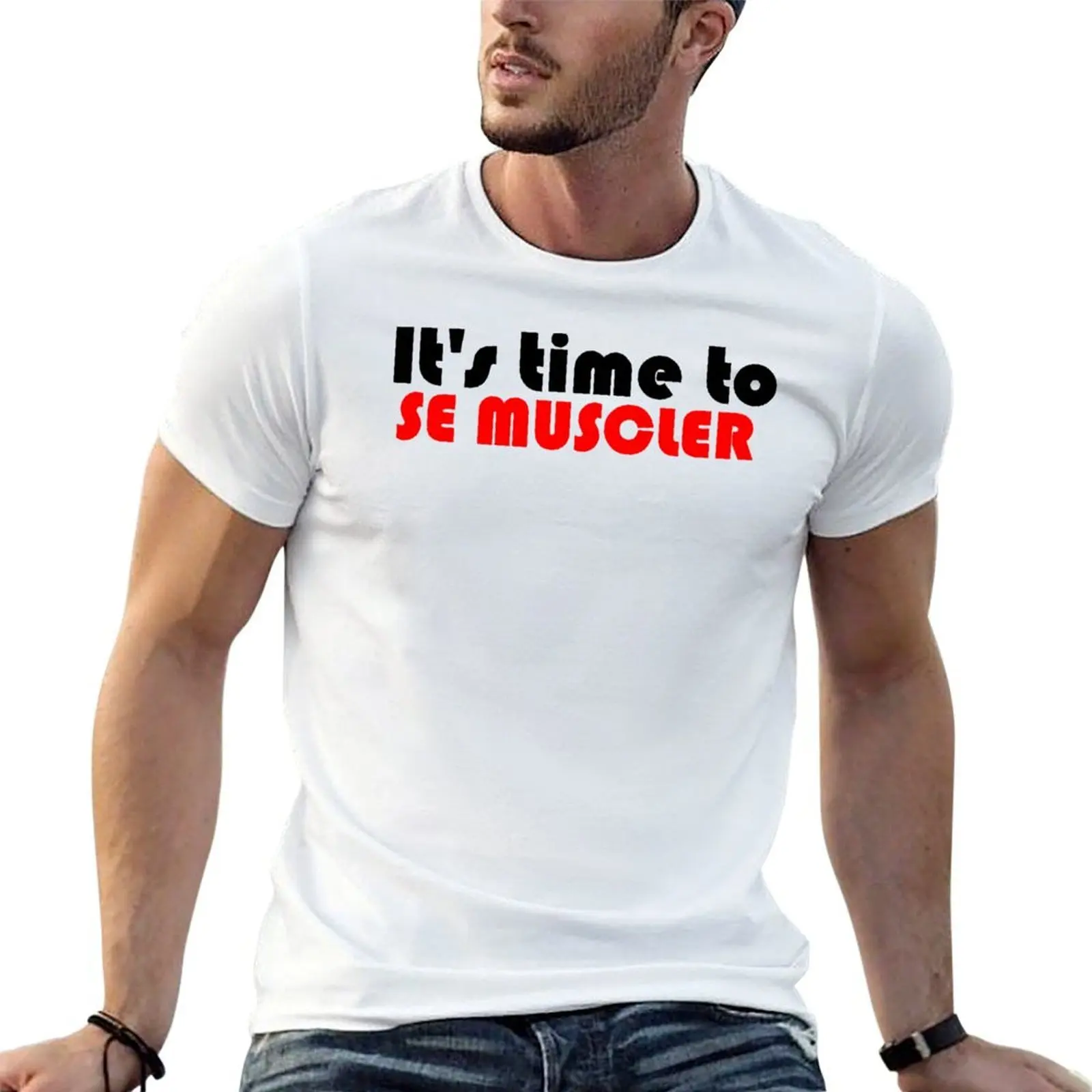 

t shirts t shirts anime graphic for man oversize It's to cotton man time muscle build shirts T-Shirt t for tees