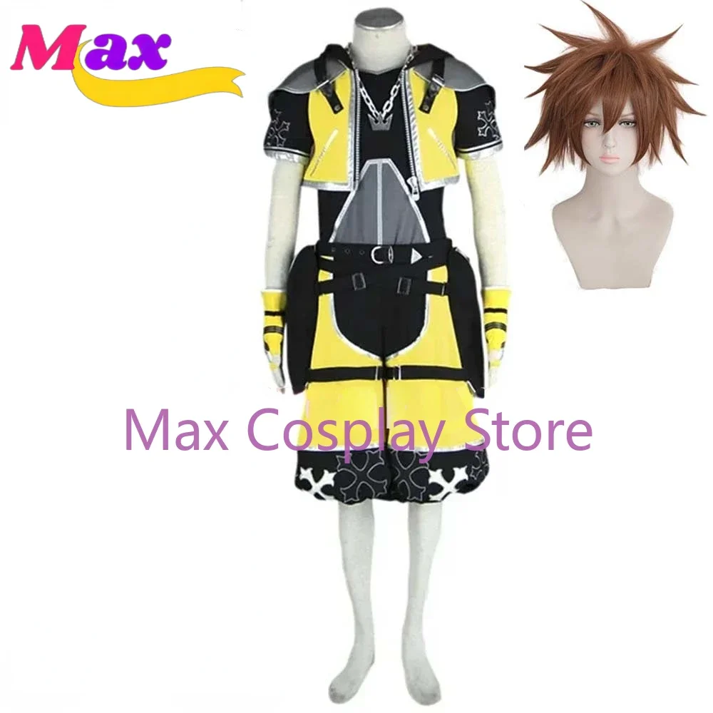 Costume de Cosplay jaune Sora wby2, vêtements Anime sur mesure, taille personnalisée