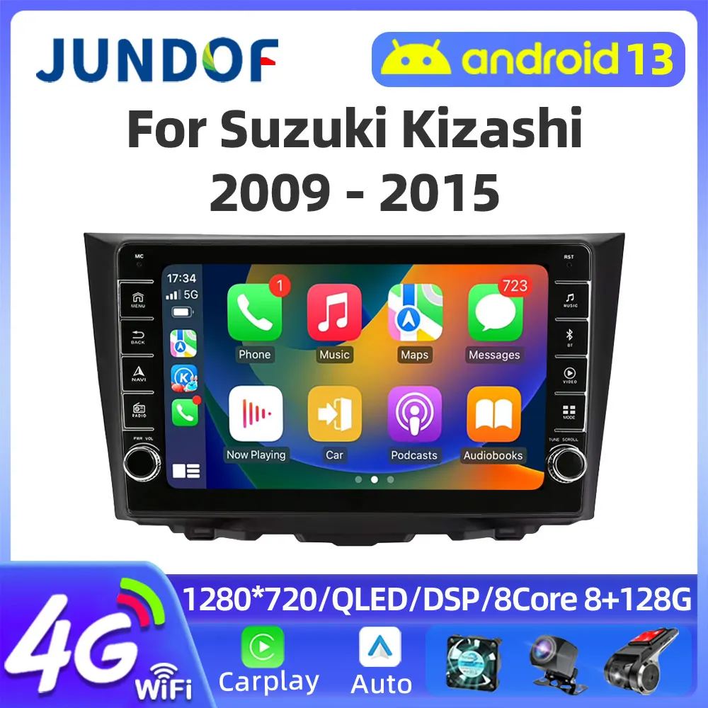 

Android 13 For Suzuki Kizashi 2009 - 2015 Car Radio GPS Navigation Stereo QLED Sreen Multimedia Video Player CarPlay 4G WIFI