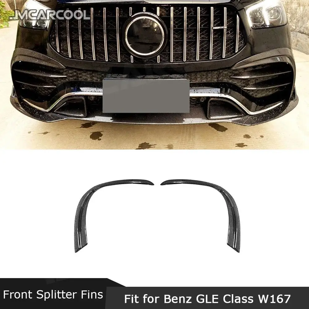 

Dry Carbon Fiber Front Anards Splitters Rear Bumper Decoration for Mercedes Benz GLE Class W167 GLE53 AMG SUV 2020 UP