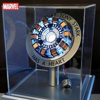 Avenger Iron Man Mk1 Arc Reactor Tony Stark Heart Of Mark Figure Led Light Model Superhero 1:1 Cosplay Chest Lamp Toys Gift