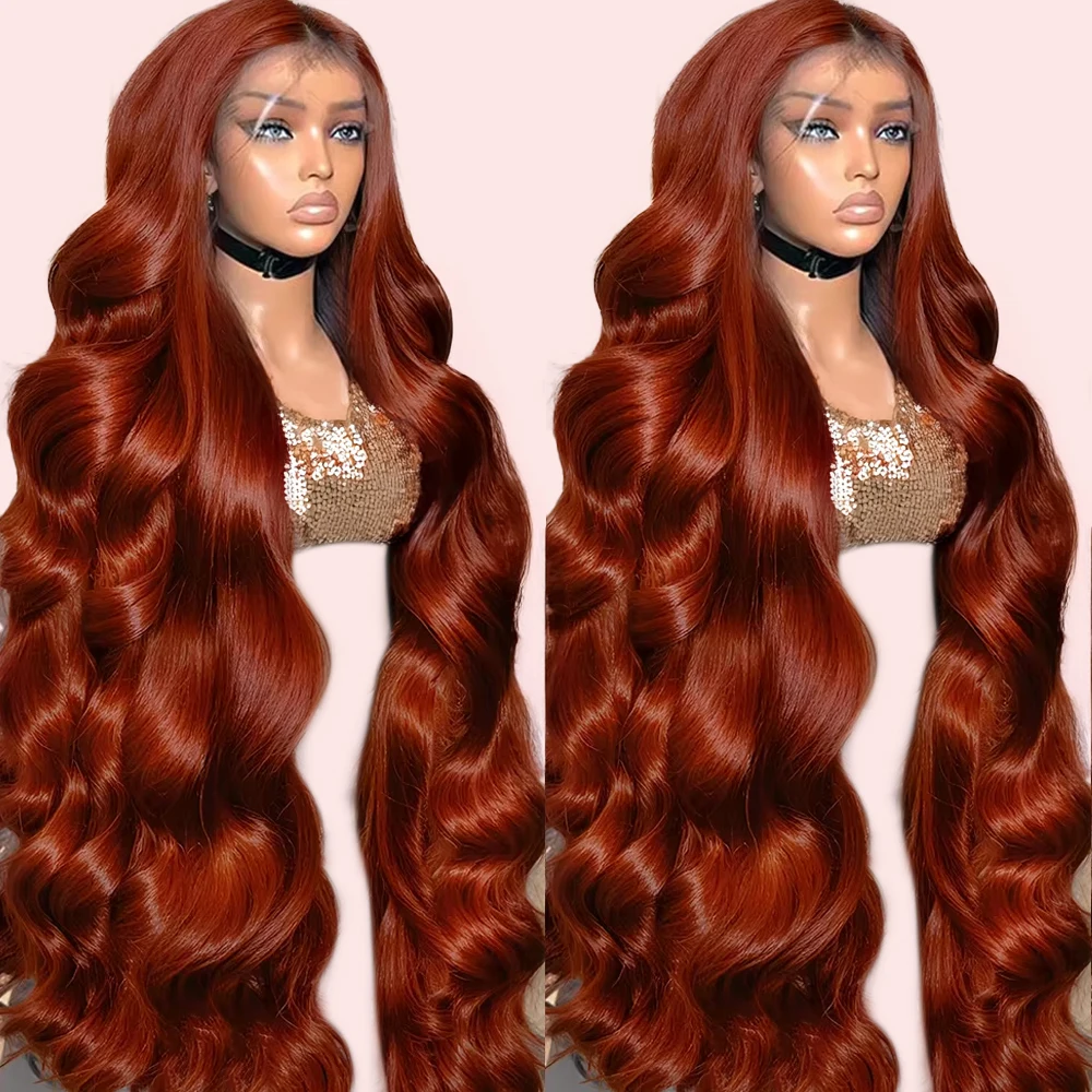 

Красновато-коричневые человеческие волосы 13x4 Кружевные фронтальные объемные волны Парики Готовые к ношению 7x5 Бесклеевые парики Человеческие волосы для женщин Предварительно вырезанные без клея