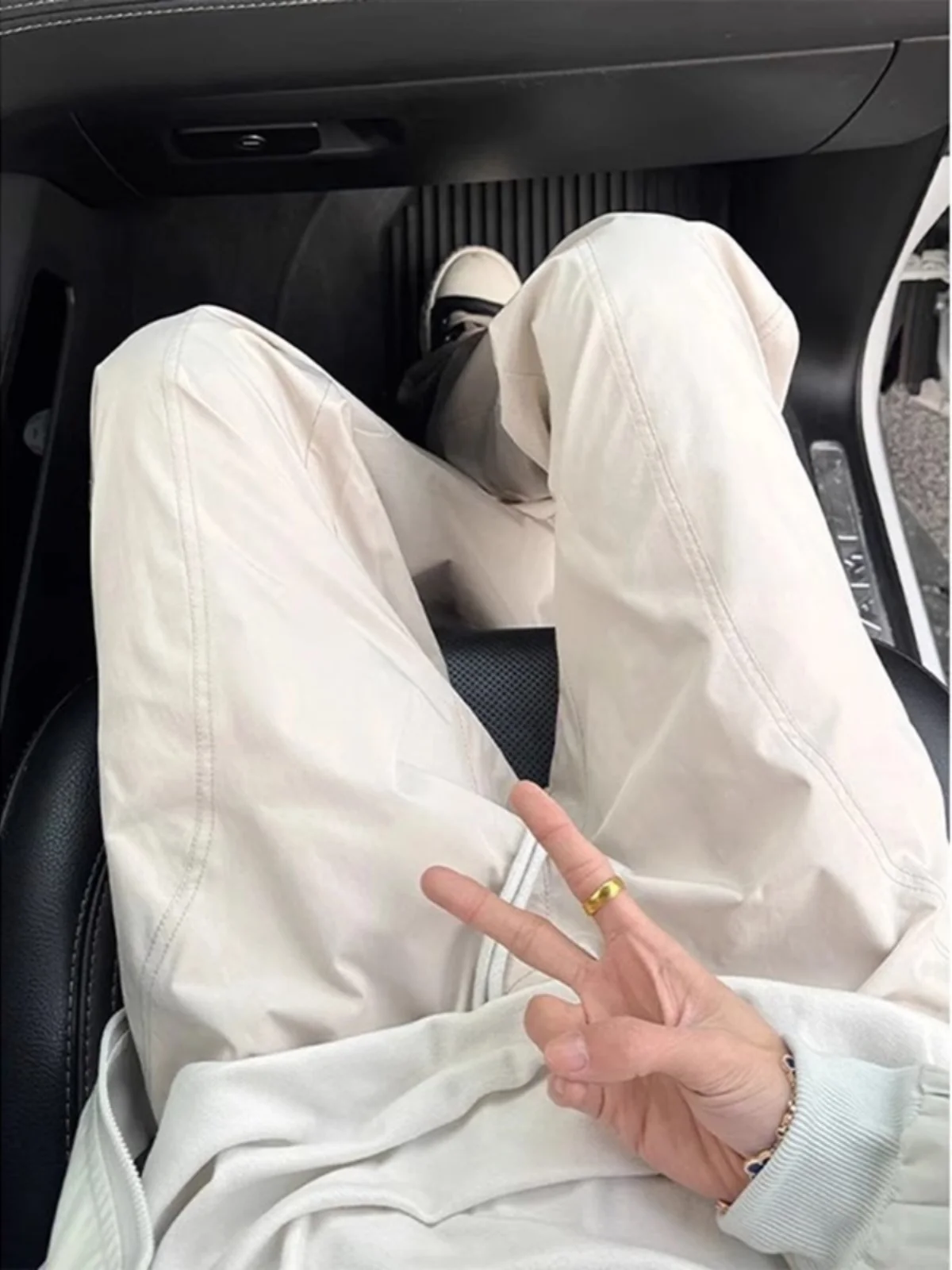 

Мужские спортивные брюки для активного отдыха, прямого кроя, ветрозащитные, водонепроницаемые, быстросохнущие, модные прямые брюки-трубы