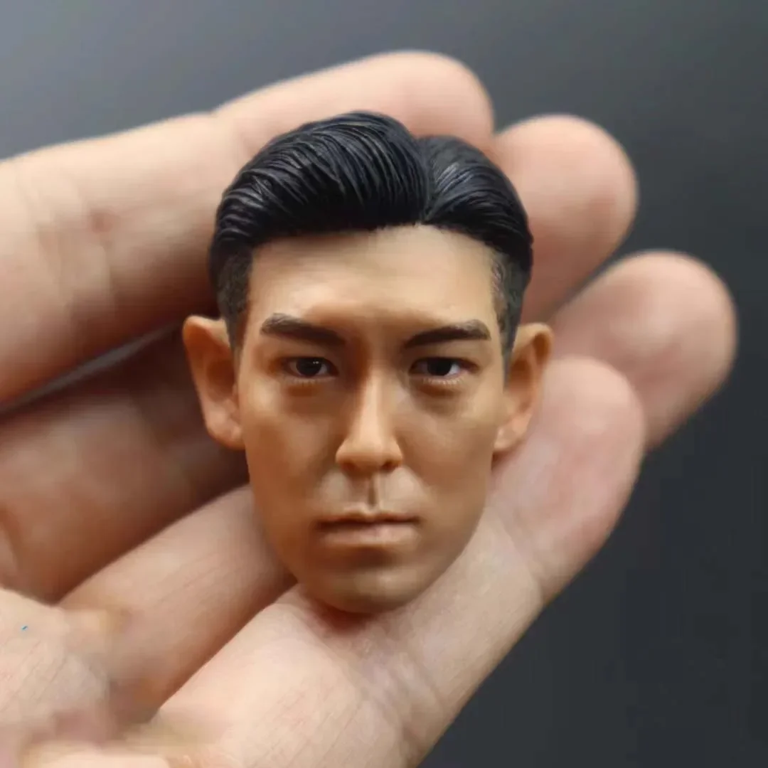 1/6 Scale BIGBANG Head Sculpt Male Solider Korean Star Head Played