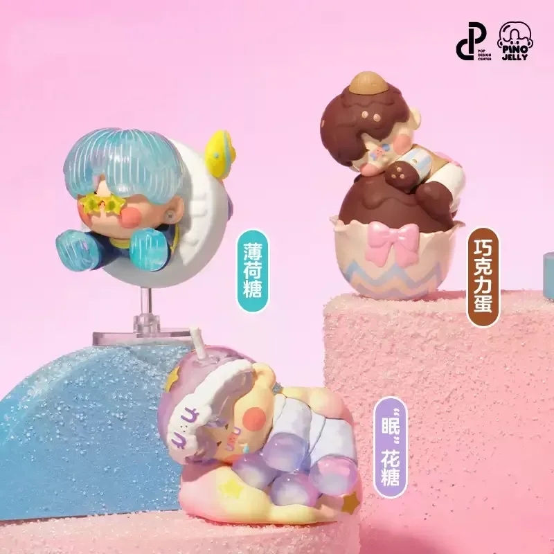 

POP MART PINO JELLY Sweet Like Me Series слепая коробка Guess Bag Mystery Box Toys Кукла Симпатичная аниме-фигурка Настольные украшения Подарок