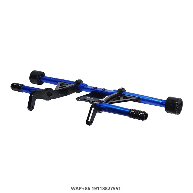 

New Billet Aluminum DS Crash Bar HD 2009 Later Touring ClubStyle Front Engine Guard Compatible Forged Steel Motorcycle Bumpers