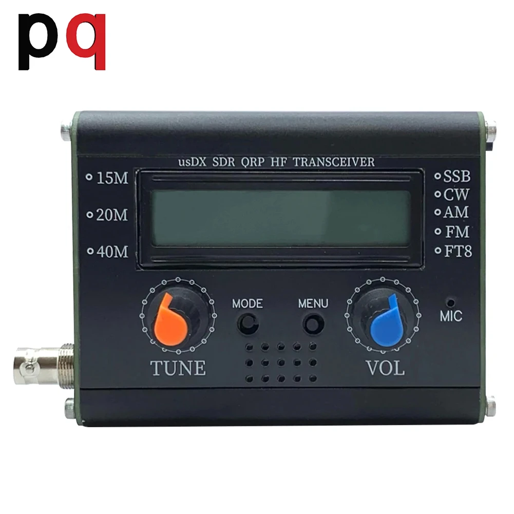 Putikeeg 5 Вт QCX-SSB к SSB 3-диапазонный всережимный ВЧ-трансивер SDRPUTIKEEG QRP с ручным микрофоном для любительских радиокоммуникаций