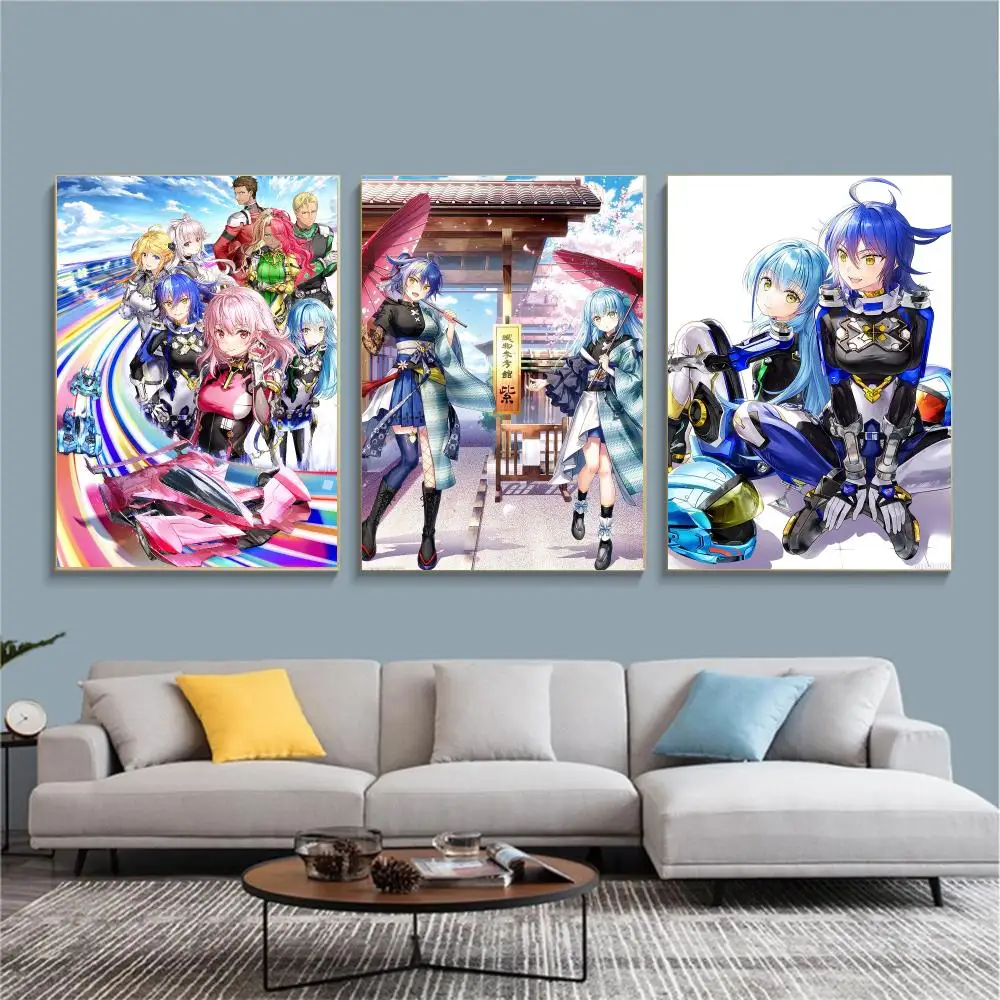 anime H-HIGHSPEED Etoile-E Painting Calligraphy Nature Inspired Artwork for Living Room  Home Decoration